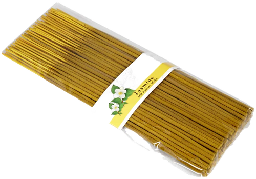A sealed pack of one hundred golden jasmine incense sticks